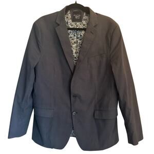 Original Penguin Men’s 44 Blue Cotton Blazer Floral Lining Two Button Sport Coat